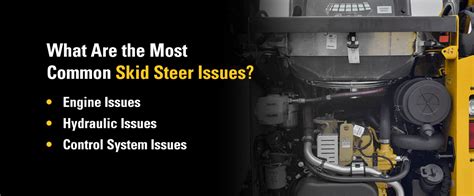 skid steer troubleshooting problems